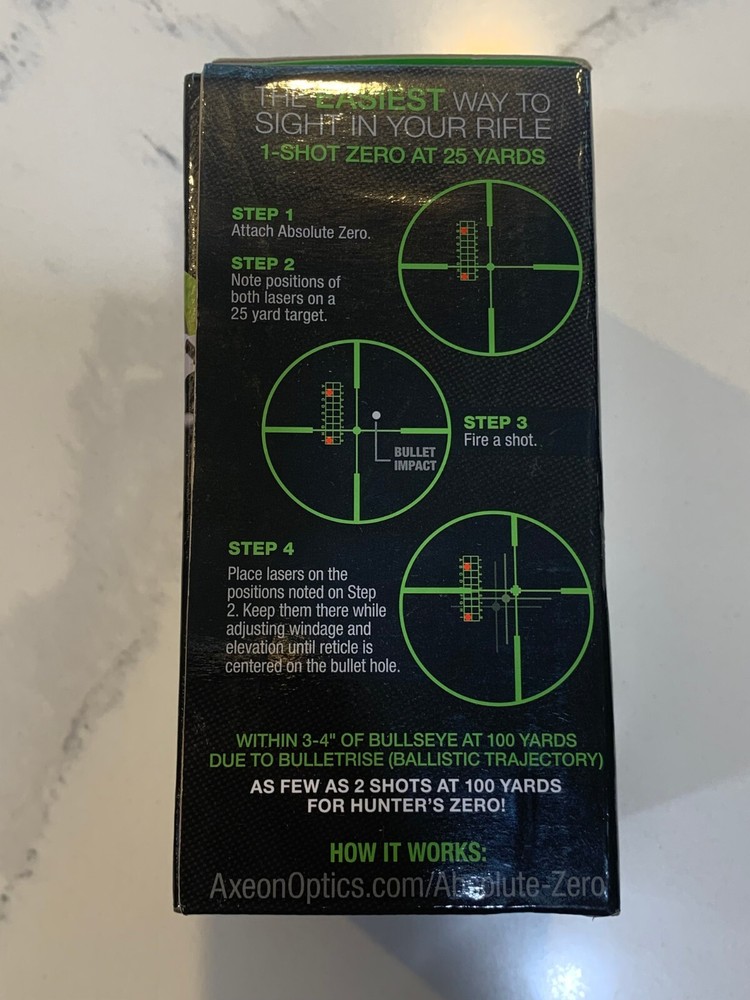 Axeon Absolute Zero Patented Sighting Device