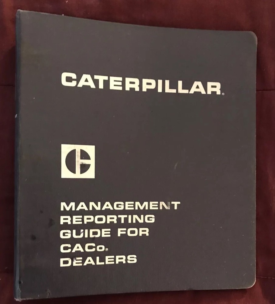 Vintage  Caterpillar Tractor Co Notebook