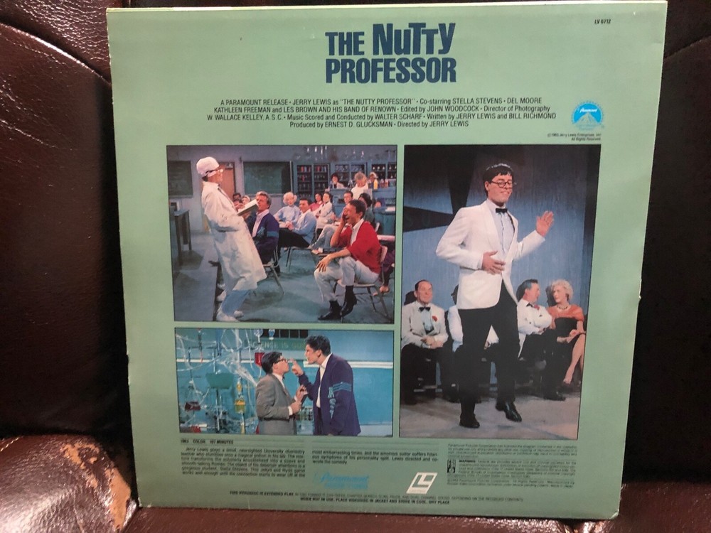The Nutty Professor 12" Laserdsic
