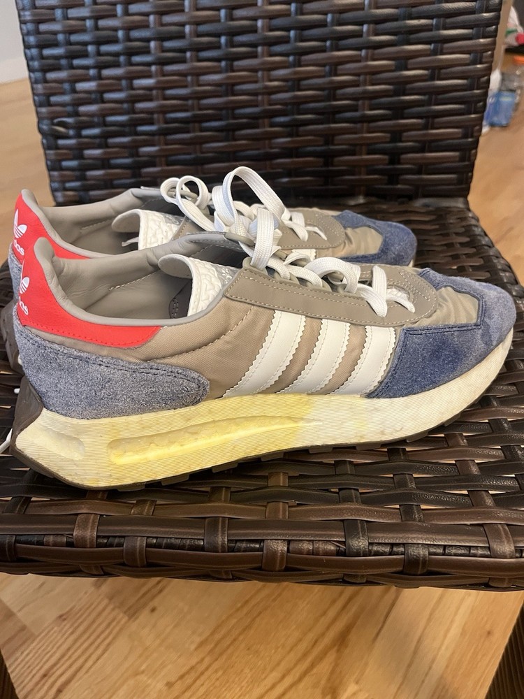 Size 10 - Adidas Boost Retropy E5 Red Navy