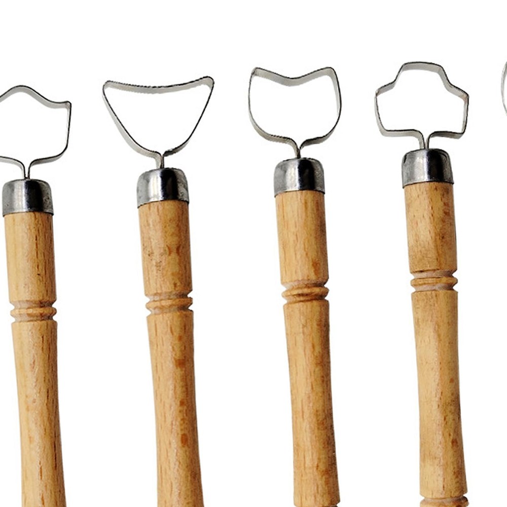 5 Pieces Pottery Cup Handle Shape Tool Pottery Cup Handle Tool DIY Ceramic Water