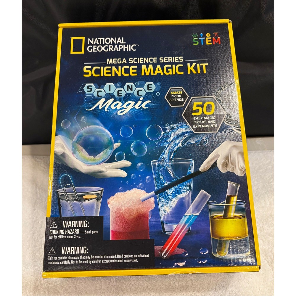 National Geographic Mega Science Magic Kit - 50 Experiments & STEM Tricks