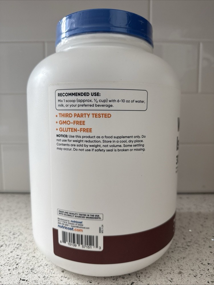 Nutricost Whey Protein Isolate Powder (Milk Chocolate) 5LBS