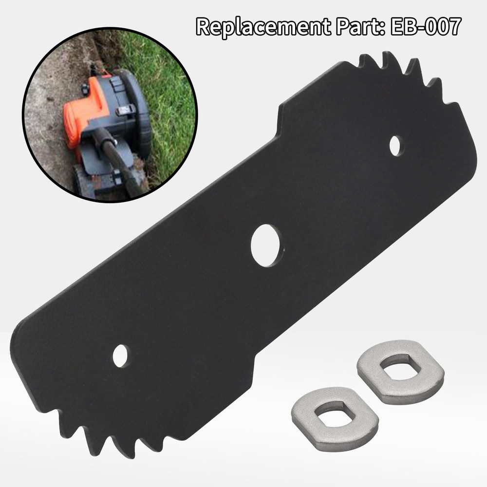 2 Pack EB-007 Edge Hog Heavy-Duty Edger Replacement Blade Compatible with Black