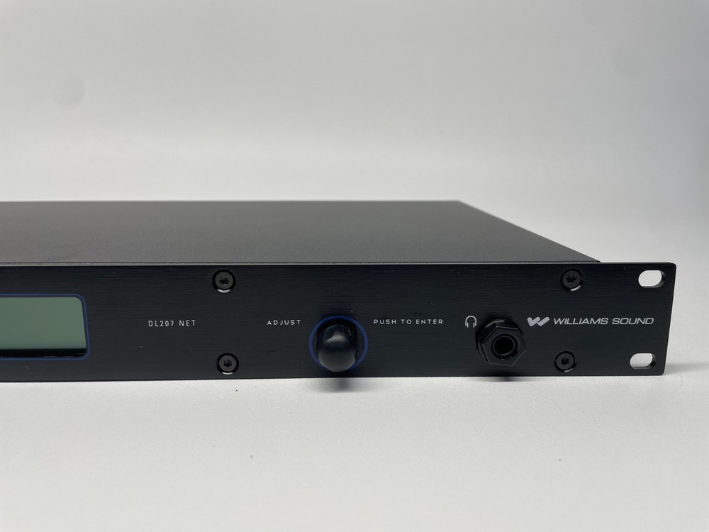 Williams AV DL207 NET Digi Loop DSP Dual Channel Professional Loop Amplifier