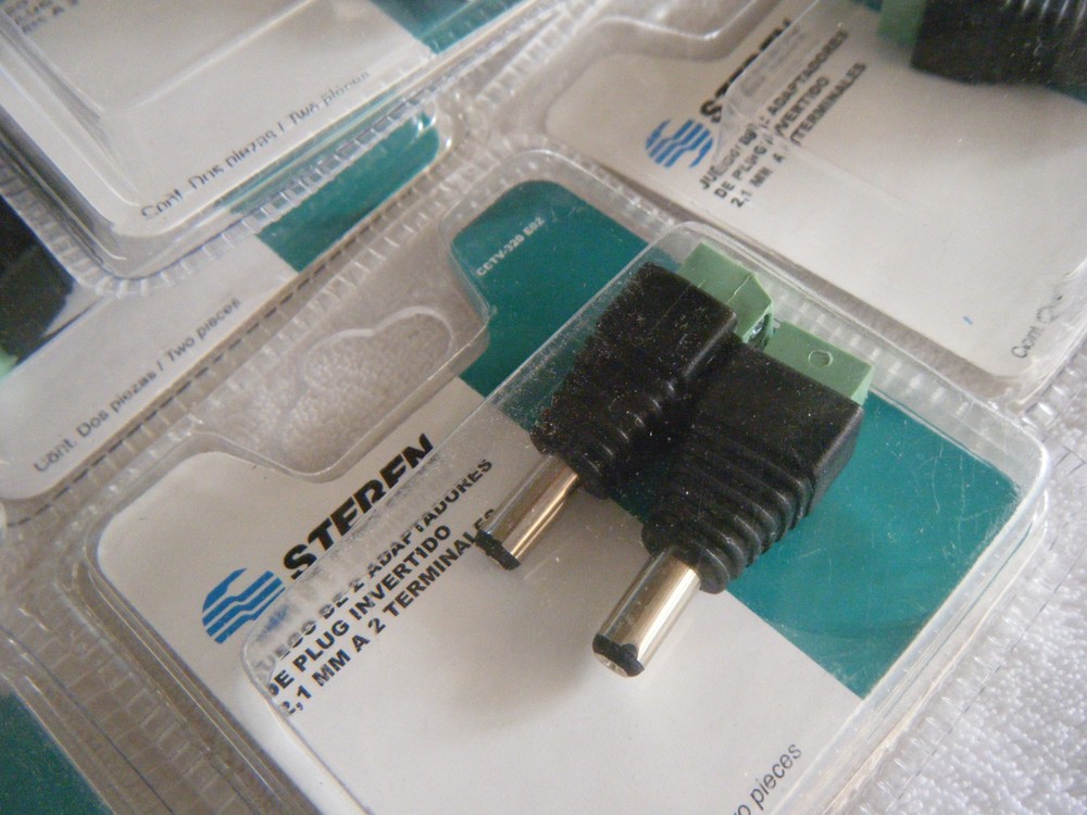 Lot 16 sets Security System Wire Cable CCTV Camera Power Supply end Two terminal