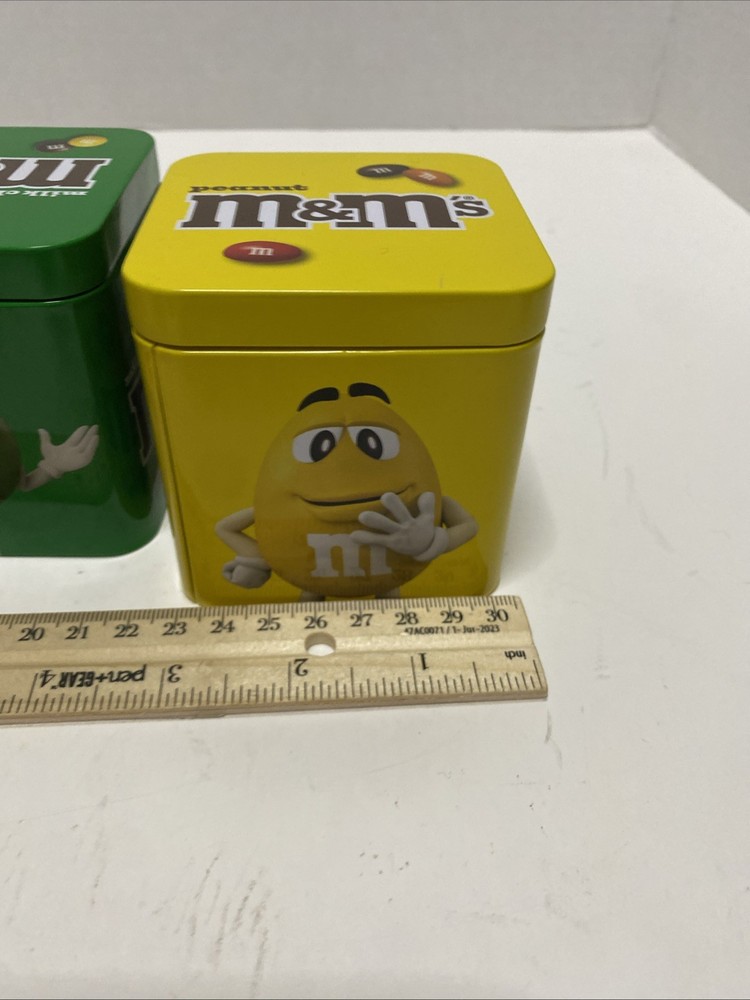 Mars Mini Candy M & MTins - Red/ Green/Yellow