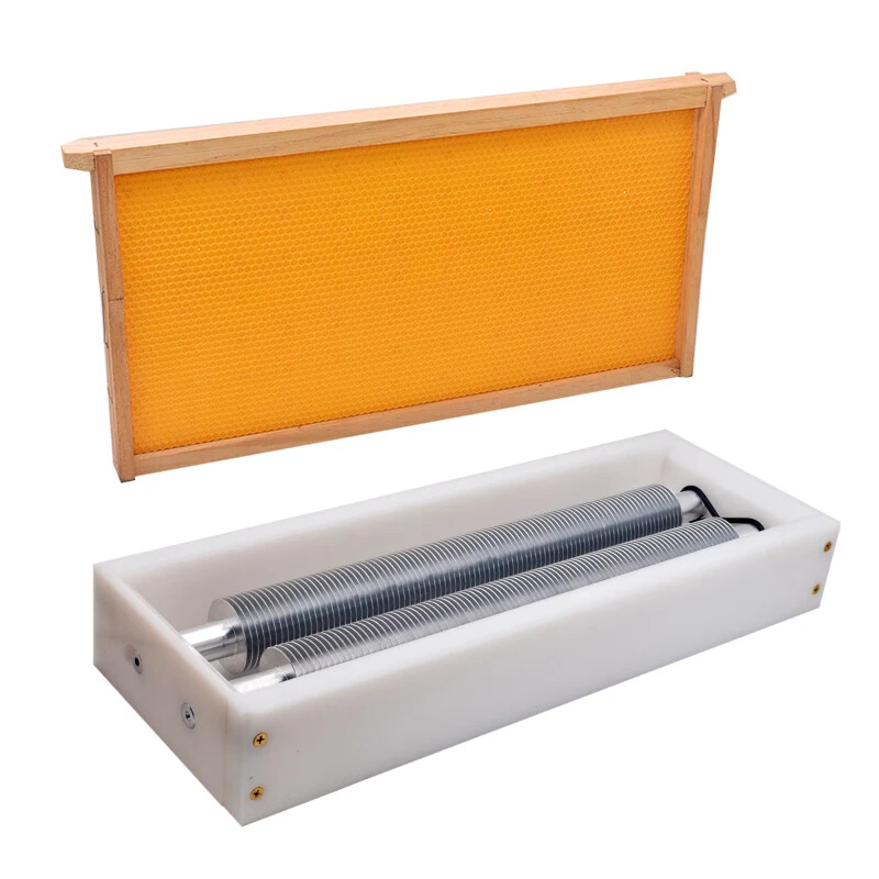 Double Roller Beekeeping Comb Honey Uncapper Uncapping Machine Frame Extractor