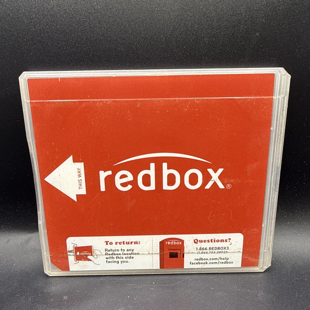 1 Empty Redbox CD/DVD/Blu-ray Disc Case Hard Plastic