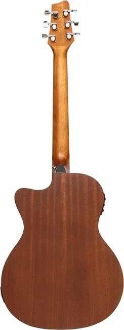 Electro-acoustic auditorium guitar with cutaway