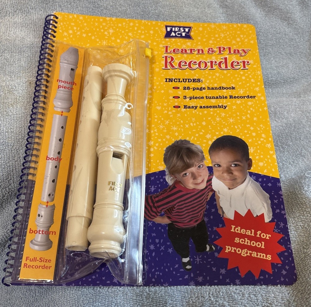 First Act Learn and Play Recorder.  2002
