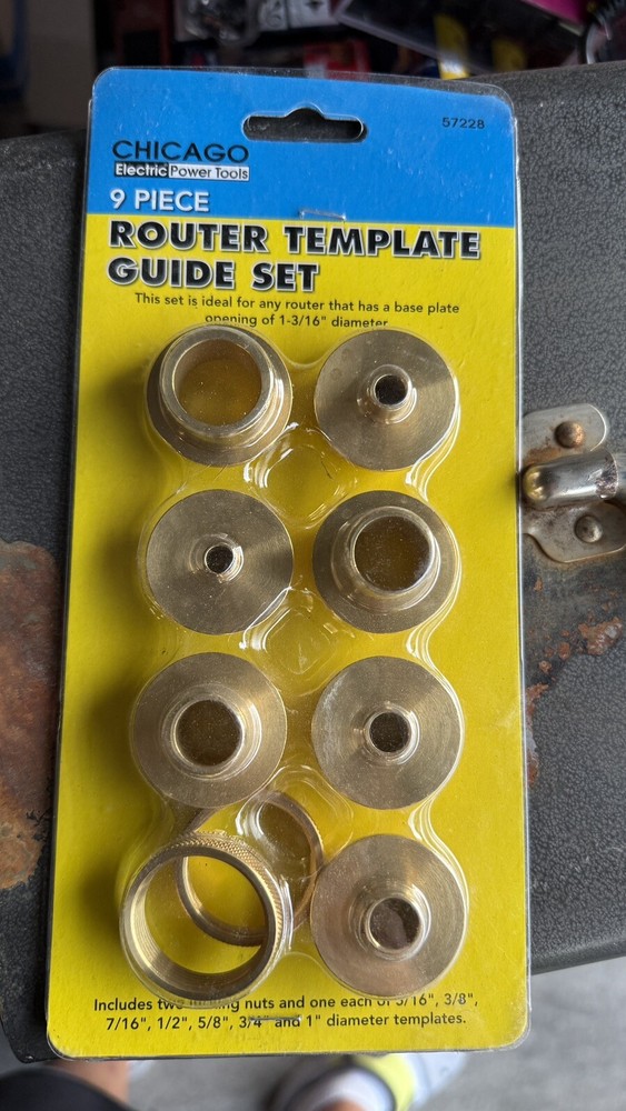 Chicago Electric Router Template Guide Set