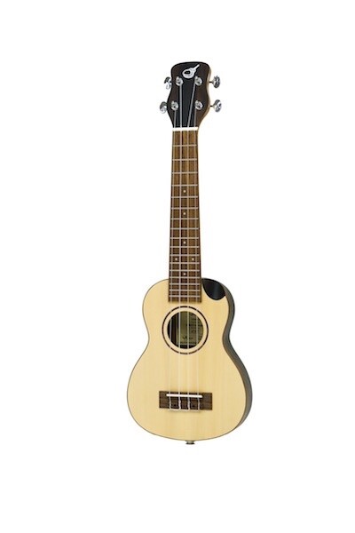 Solid Sitka/Ebony Super Soprano Uke US490CTE