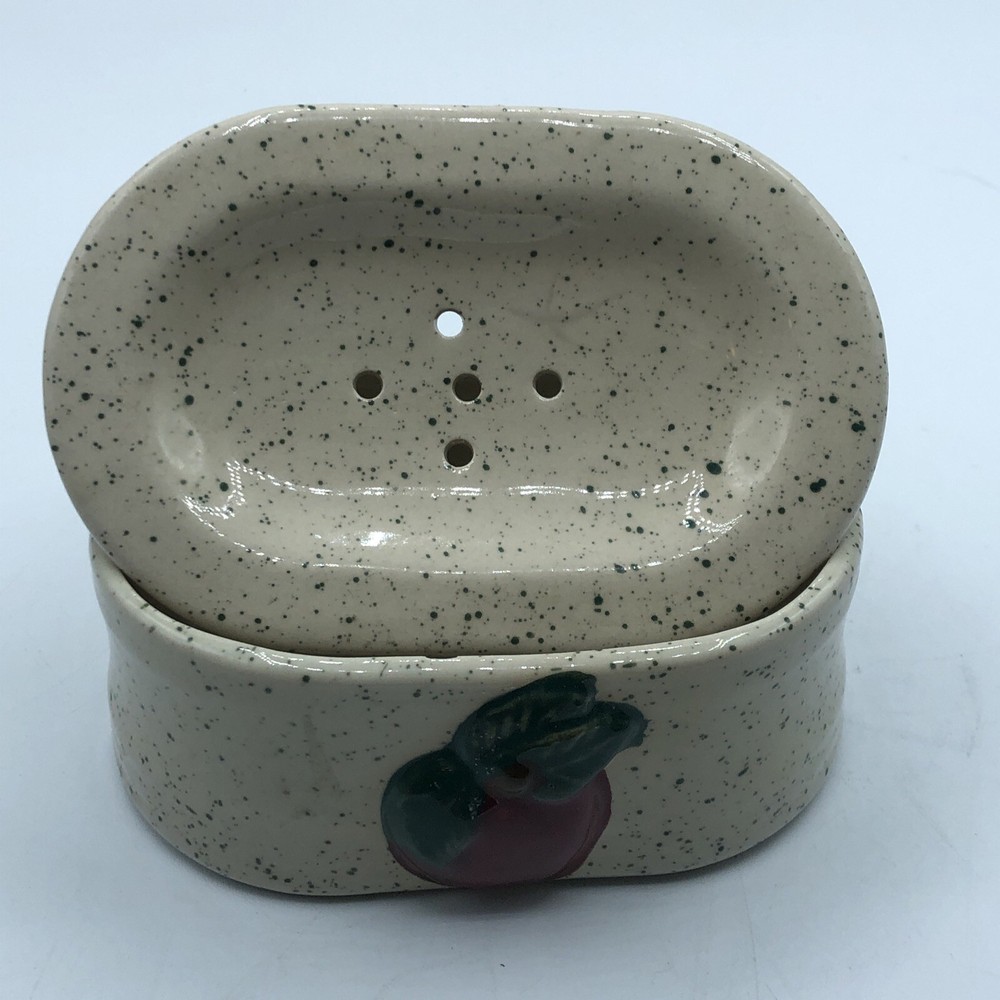 Hermitage Pottery Sandstone 2 Piece Soap Dish