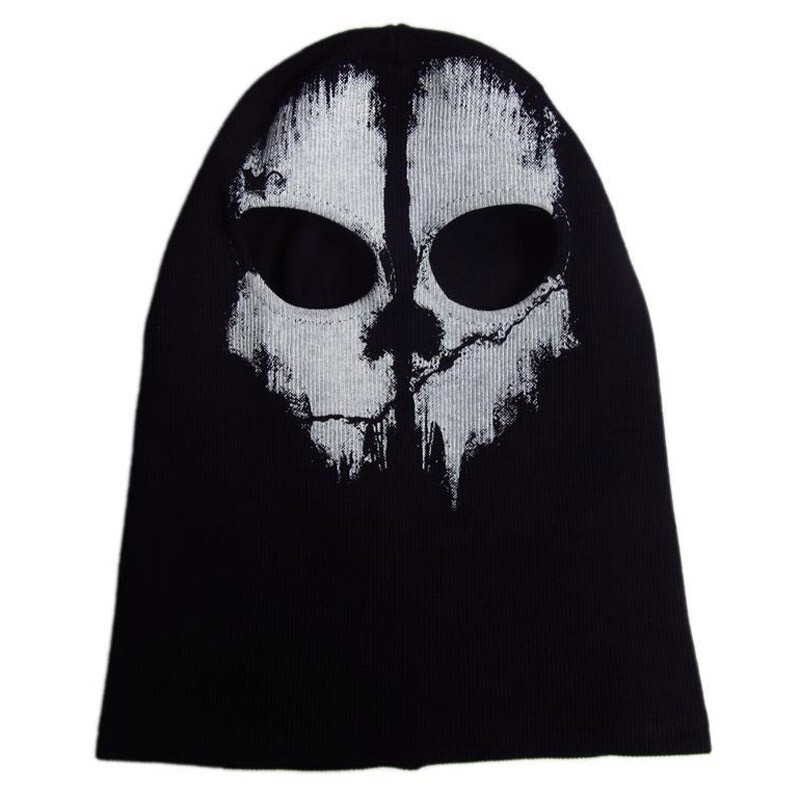 COD 19 : MW2 Ghost Logan's Skull Mask Balaclava Cosplay