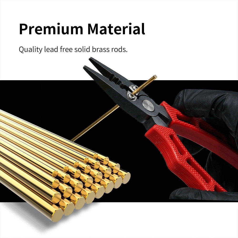1.5mm Solid Brass Rod Hobby Knife Making Scratch Building Model Craft Tool