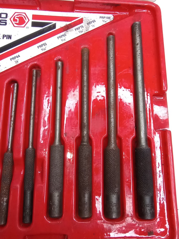 Matco Tools SPRP9T 9pc Roll Pin Punch Set