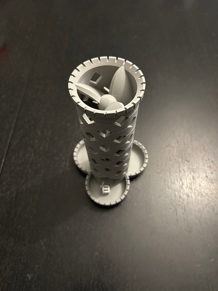 Dice Tower Dice Roller Tower Tabletop Games Board Game Dice Roller