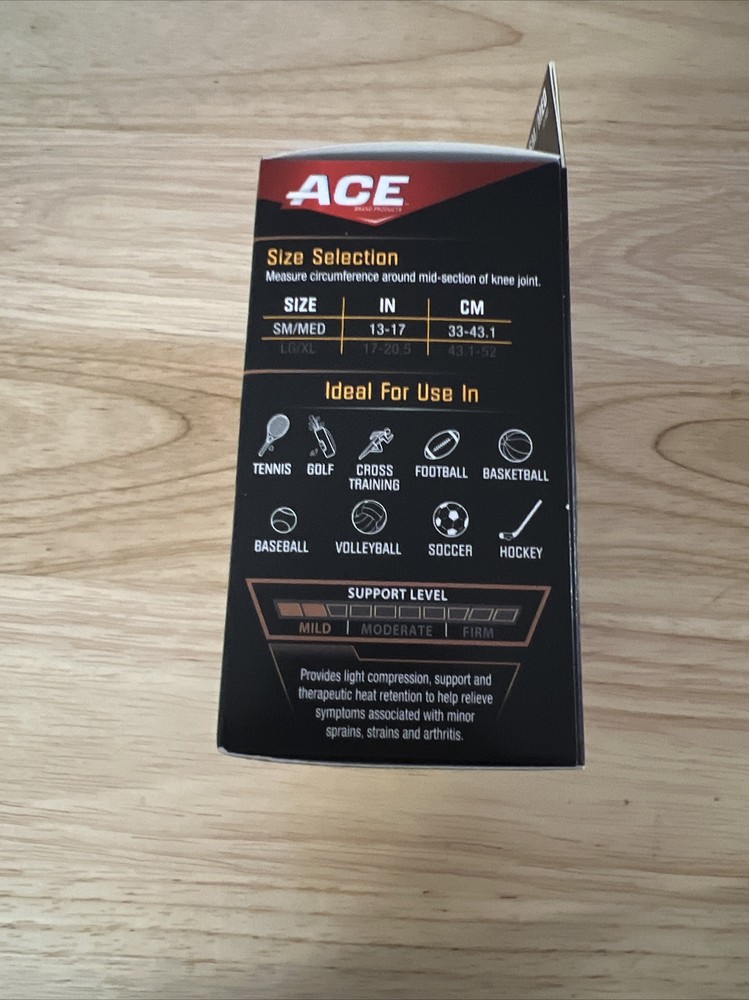 ACE Compression Knee Support SM/MED