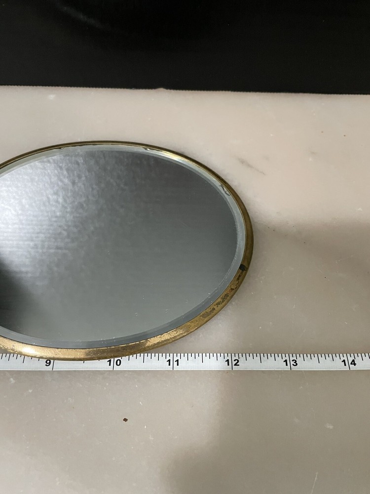 Vintage 12” Hand Held Mirror