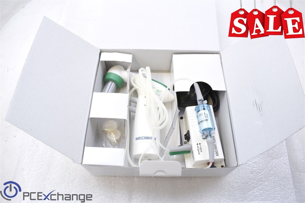 Hirschmann Pipetus-Standard w/ Filter US Plug New-Open Box