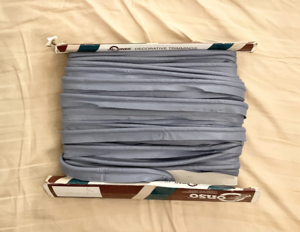Chintz Welting Light Blue Approximately 32 Yards