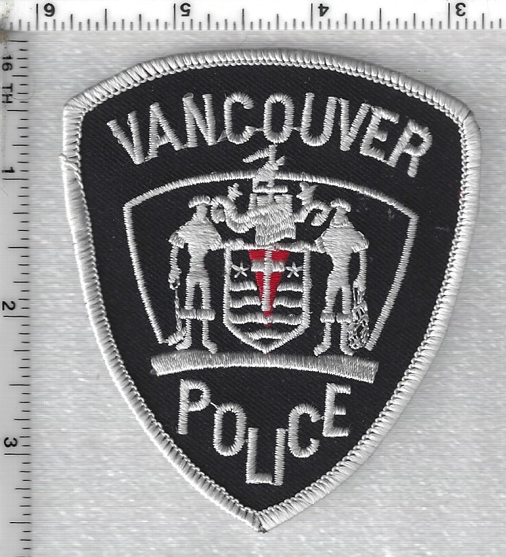 Vancouver Police  (British Columbia, Canada)  Small version Shoulder Patch