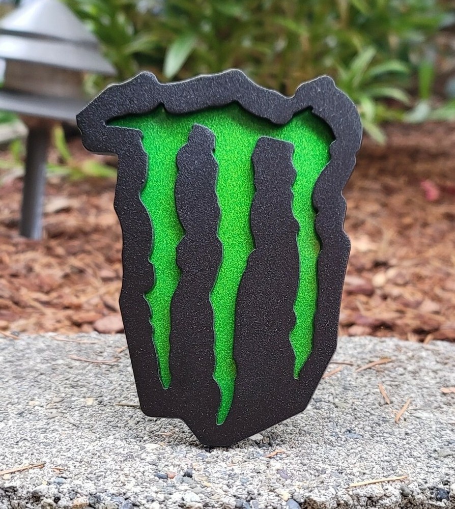 MONSTER Logo Custom Hitch Cover