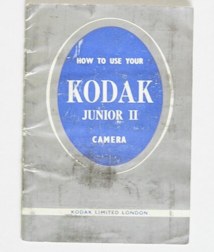 Kodak Junior II Camera Instruction Manual Original 1942
