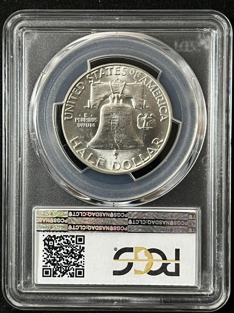 1961-D 50C Franklin Half Dollar PCGS MS65 84071740