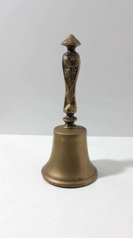 Vintage Solid Brass Bell 5.5" Made in Korea