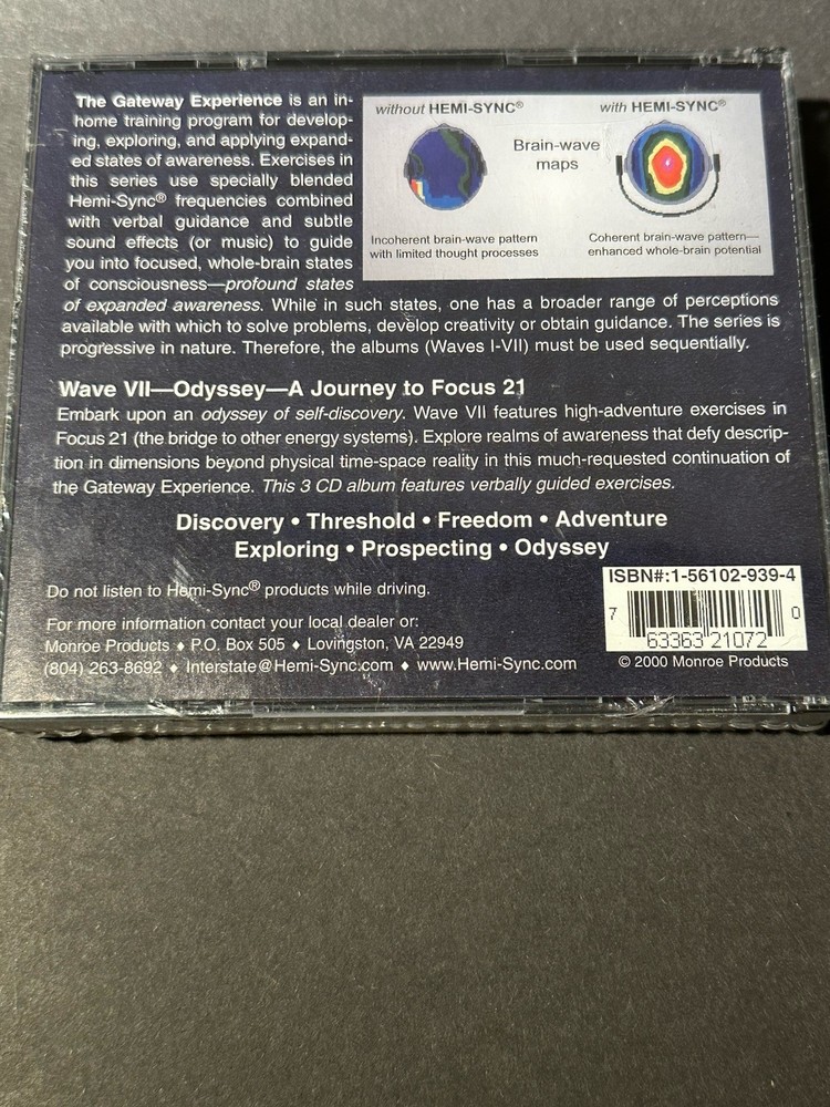 Hemi-Sync Gateway Experience, Wave VII-Odyssey NNT