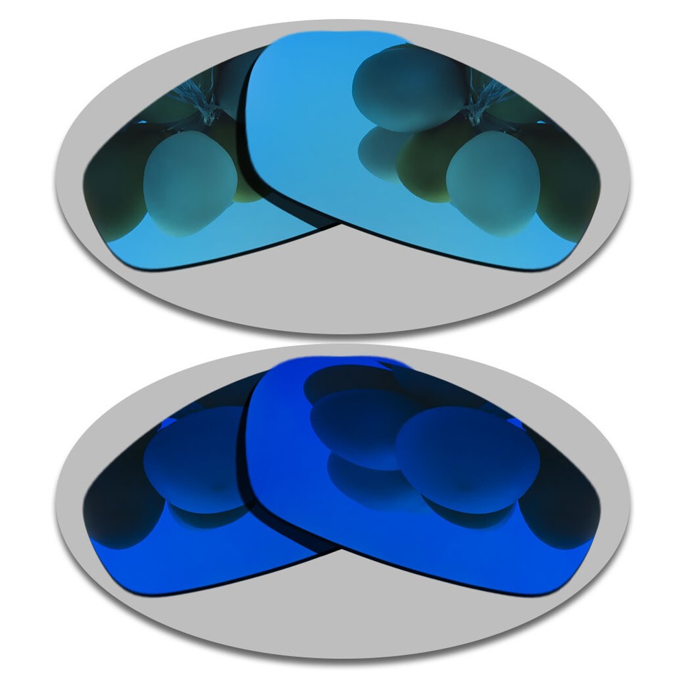 Sky Blue&Deep Blue Replacement Lenses For-Oakley Split Jacket Polarized