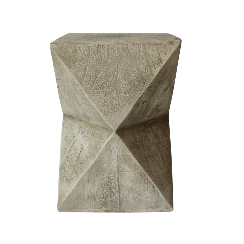 Lux Outdoor Lightweight Concrete Accent Table