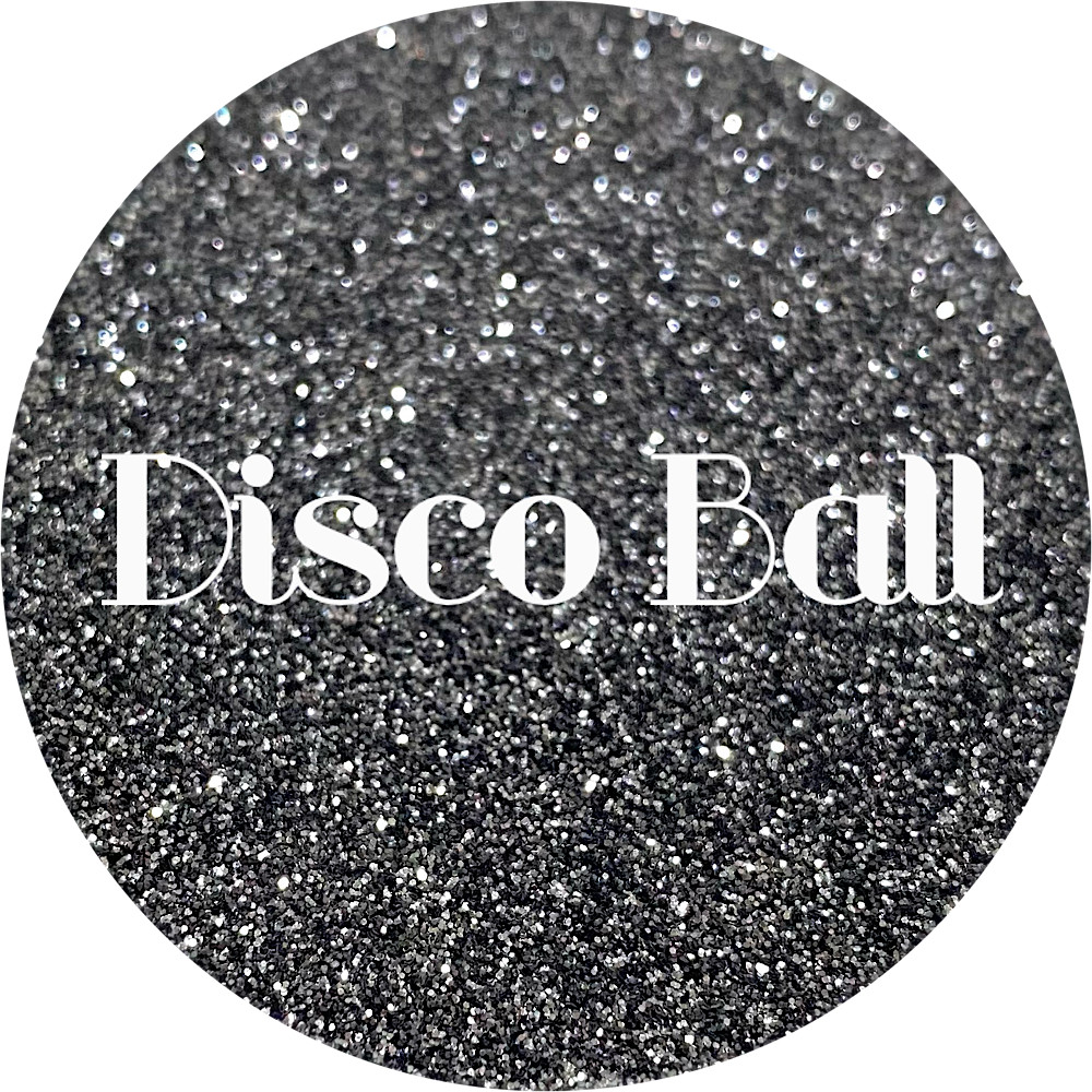 Premium Polyester Glitter - Grey Silver Metallic