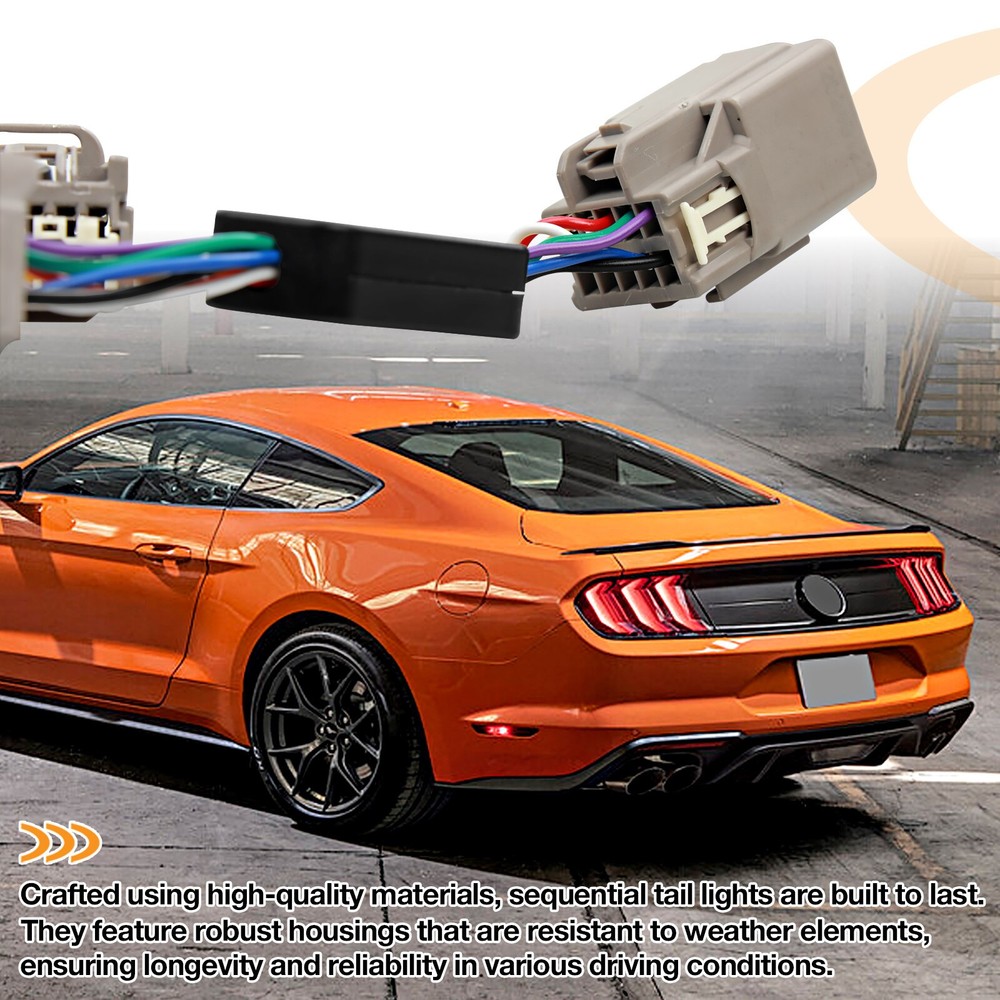 1 Pair Sequential Tail Light Relay Module Kit For Ford Mustang 2010-2021 DD3016