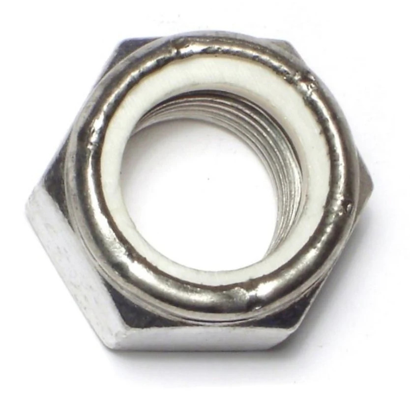 7/8"-9 18-8 Stainless Nylon Insert Lock Nuts (3 pcs.)