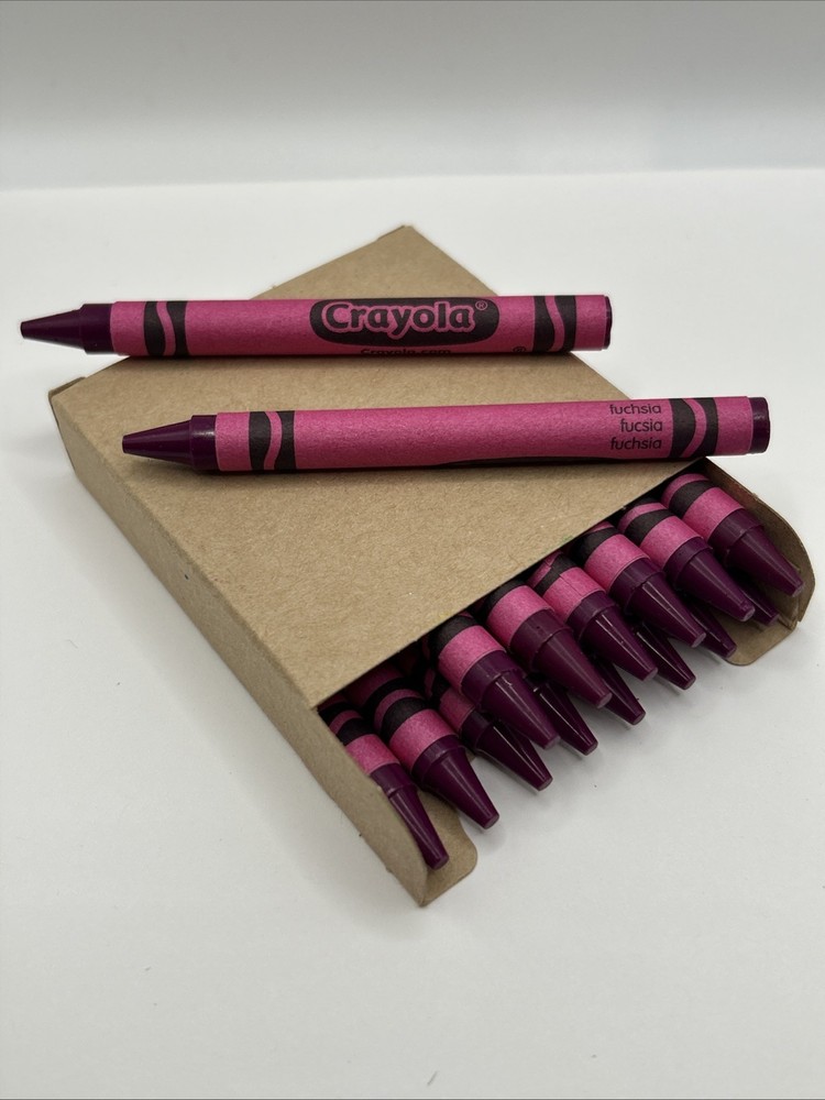 (16) Crayola Crayons (fuchsia) BULK