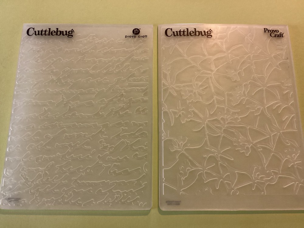 Cuttlebug Lot Embossing Folders 5 Folders