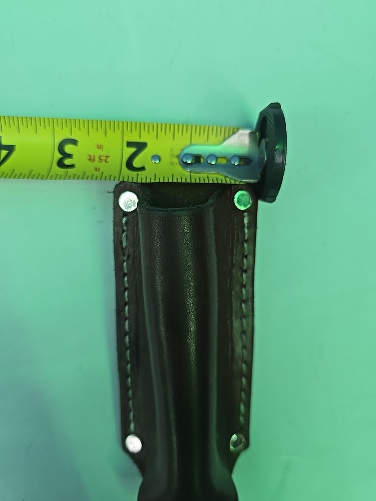 AP SADDLERY Leather Open Top Flashlight Holder Holster