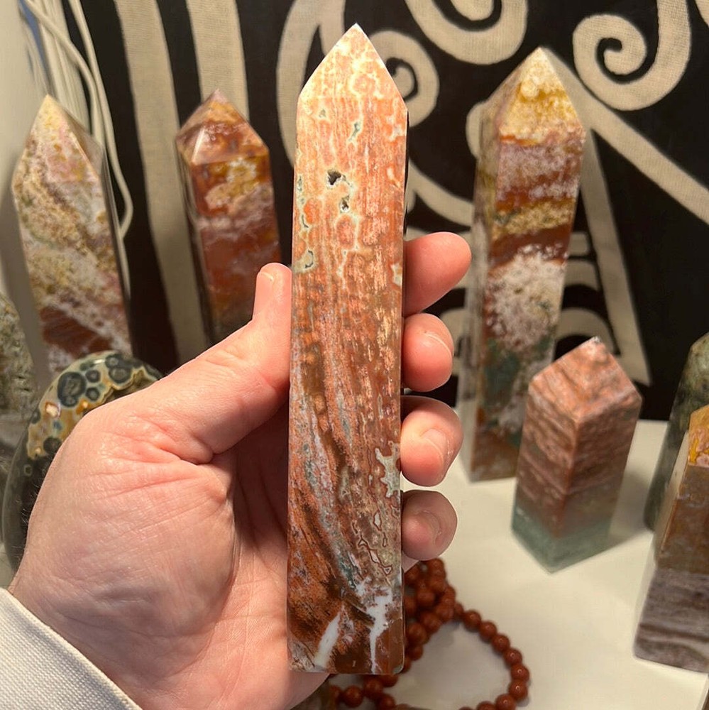 Ocean Jasper Obelisk C