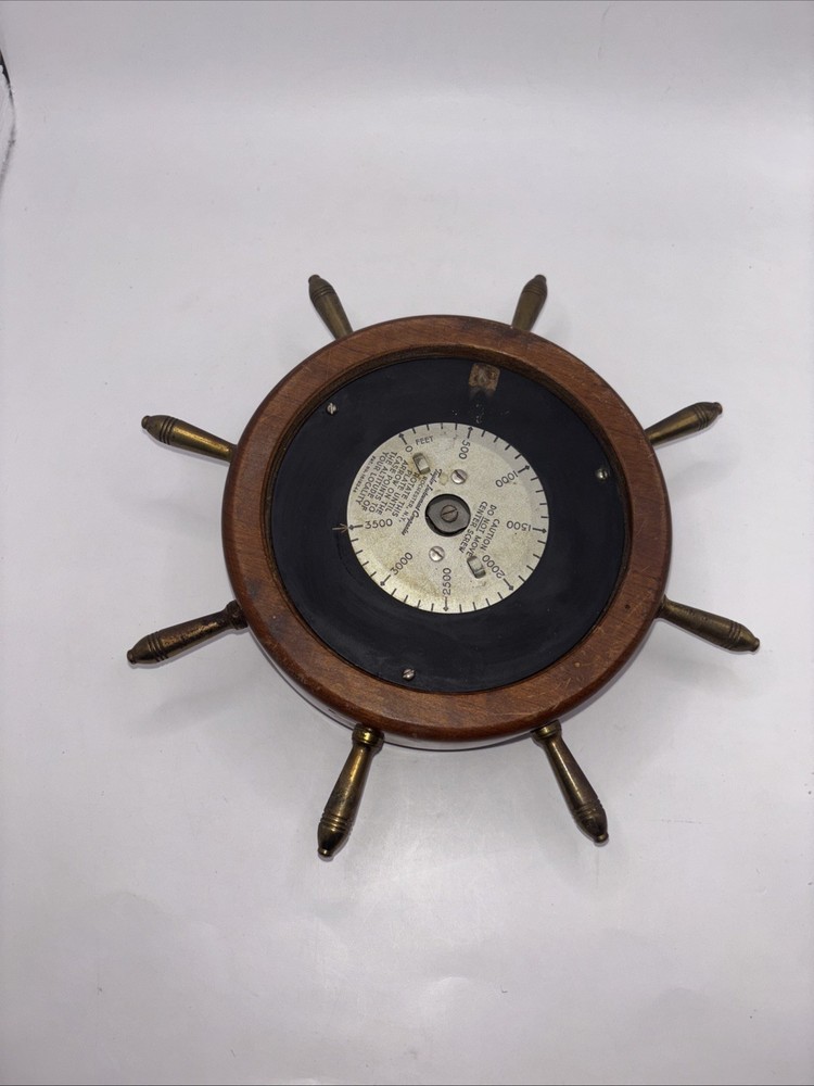 Vintage Gischard Weather Guide Barometer