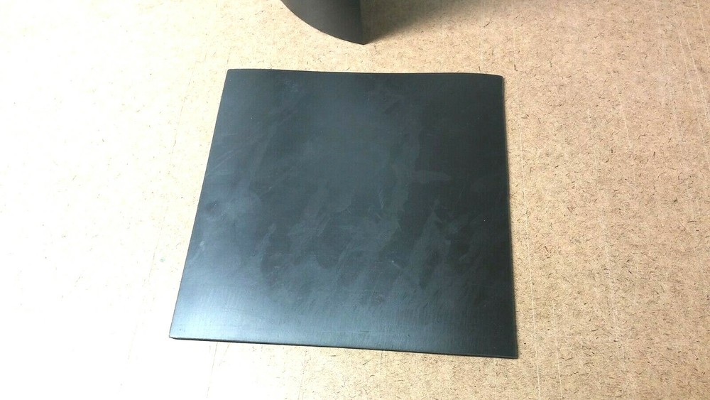 Neoprene Rubber Solid Sheet 1/4" Thk x 9" W x 12" L Rect Pad  60 D Std Flex