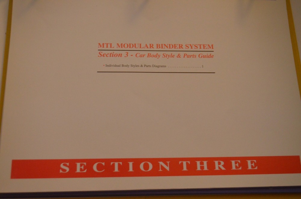 RARE Micro-Trains Line MTL Modular Binder Systems Original 3-Ring Binder