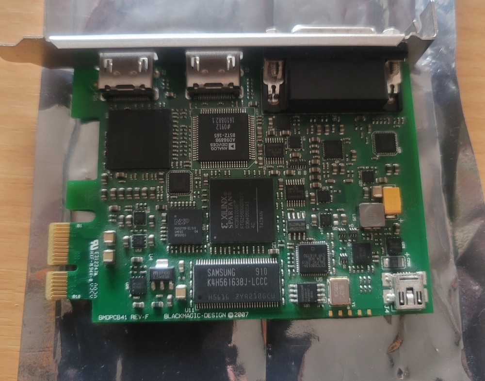 Blackmagic Design Intensity Pro Capture & Playback HDMI & Analog Editing Card