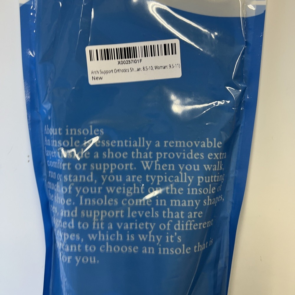 Comfort Insole Arch Support Orthotics Comfort Insole Medium