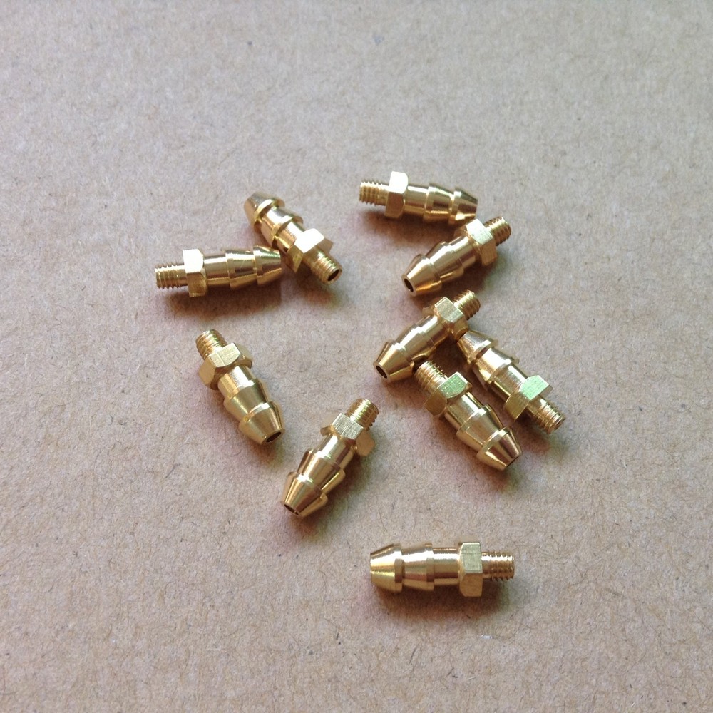 10pcs M3 threaded water nipples/outlets for rc boat 143