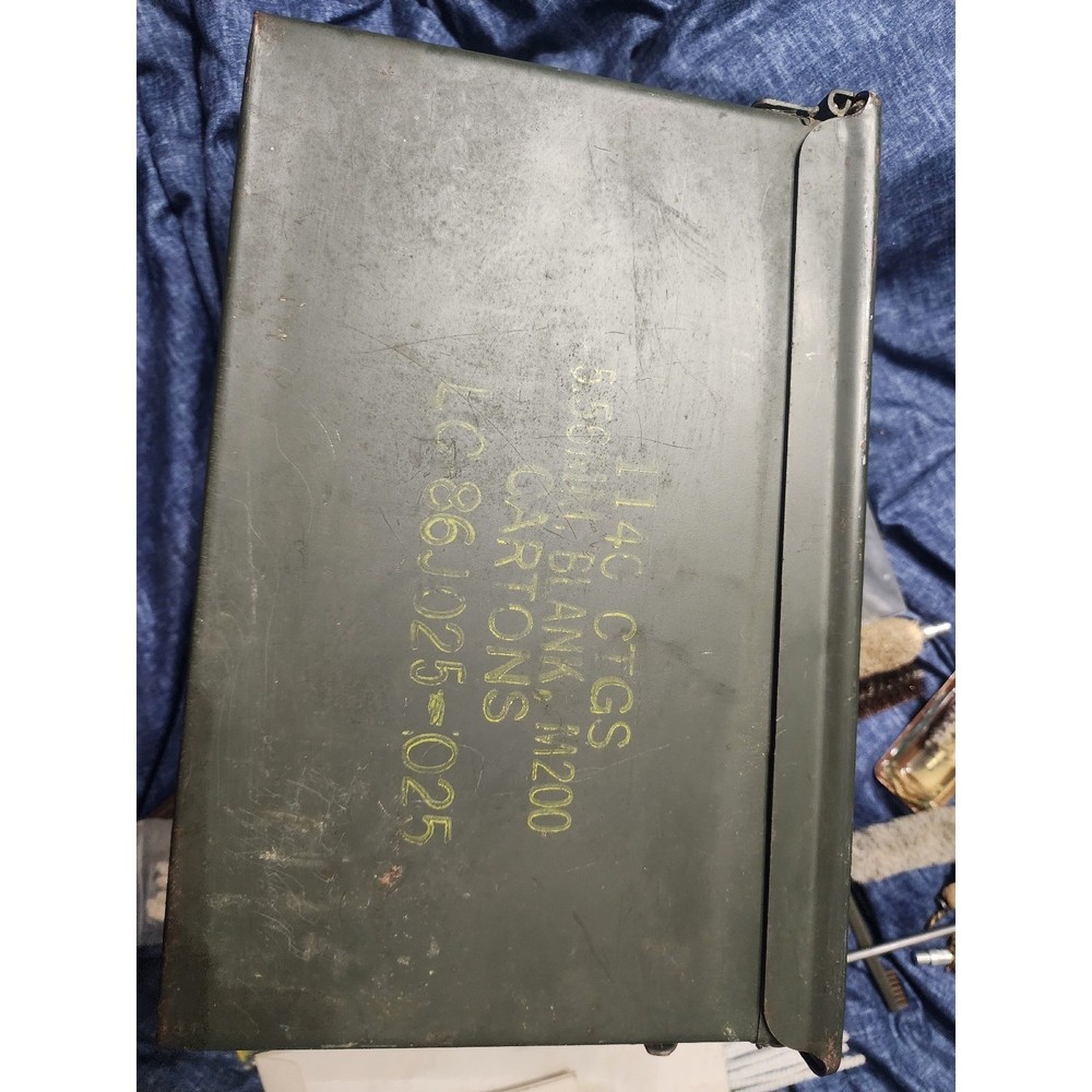 Old ammo box with cleanning kit