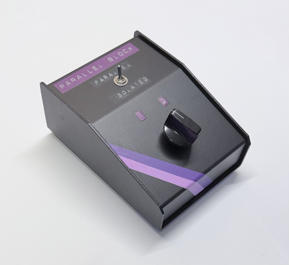 2x1 PARALLEL BLOCK - Guitar Amp Speaker Selector/Combiner - Black, Custom Orders