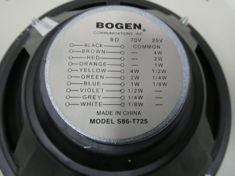Bogen S86-T725 Ceiling Speaker